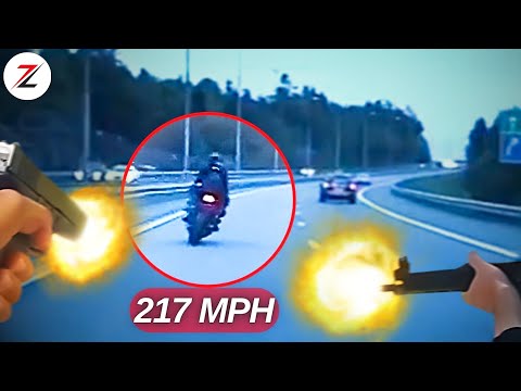MOST BRUTAL Moments Police Vs Road Rage And Craziest Motorcycle Chases Caught on Police Dashcam
