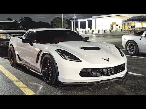 STREET RACING in Boosted C7, Nitrous ZR1, Whipple Mustang + MONEY RACES!!!