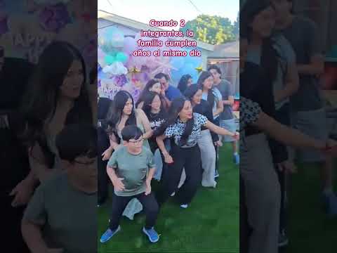 Cuando 2 personas de la familia cumplen años el mismo día short.