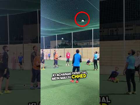 (Part 1) During Football Match Ball Stuck in Net