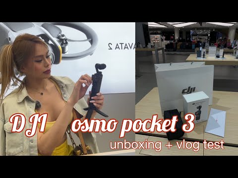 DJi Osmo pocket 3 unboxing + Vlog test