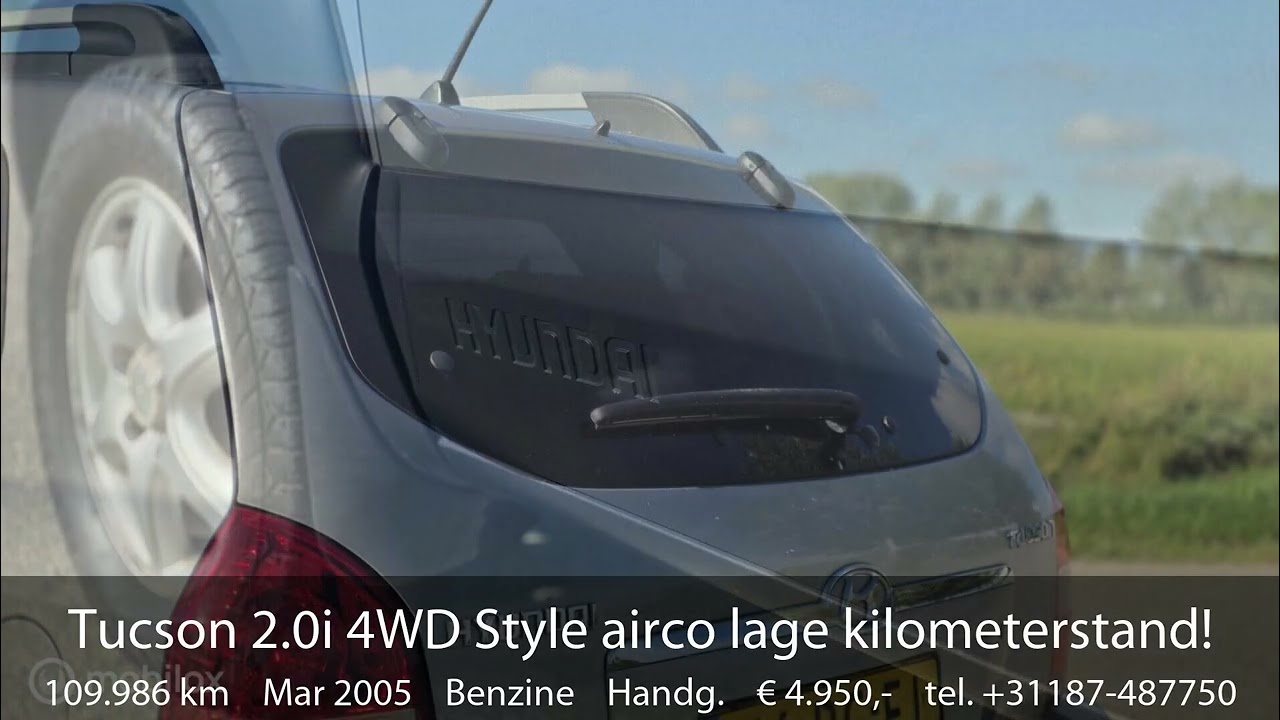 Video preview of Hyundai Tucson 2.0i 4WD (2005)