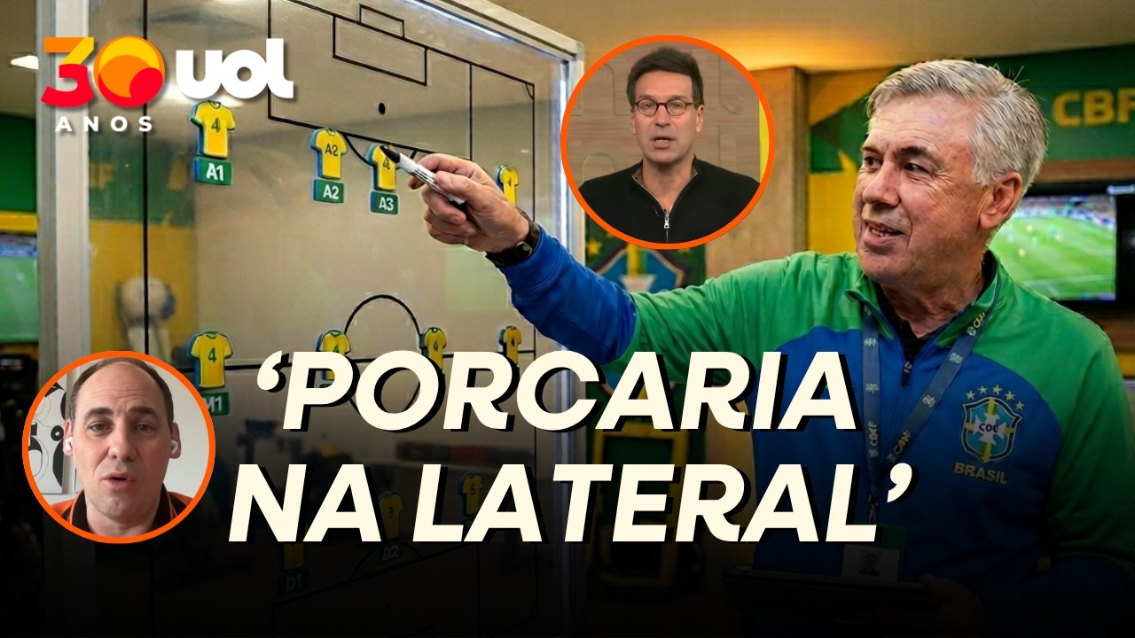 SELEÇÃO JOGA COM NOVE PORQUE LATERAIS SÃO FRACOS! 3 ZAGUEIROS E... COLUNISTAS SUGEREM EXPERIMENTO
