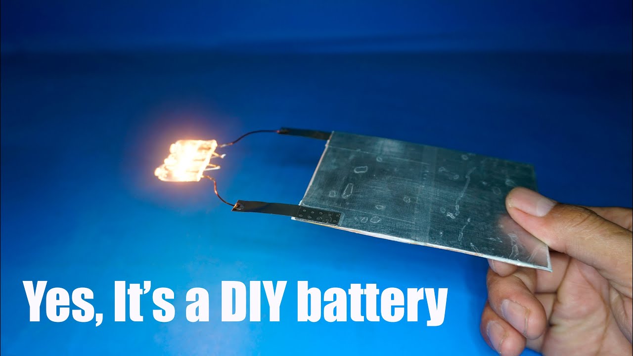 DIY Project | How to make an Ultra thin Battery at home