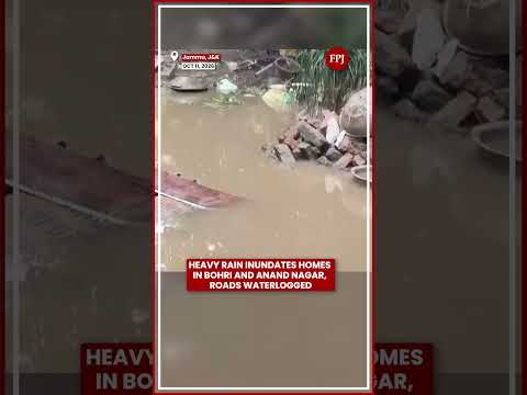 Jammu Flooding: Heavy Rain Inundates Homes In Bohri And Anand Nagar, Roads Waterlogged