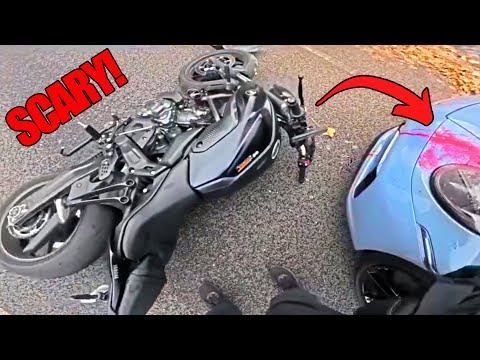 10 Minutes OF CRAZY, EPIC & UNBELIEVABLE Motorcycle Moments - Ep. 598