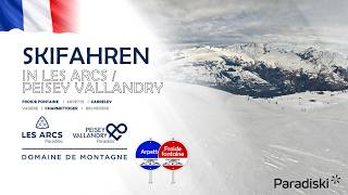 Les Arcs / Peisey Vallandry (Paradiski) - Piste Froide fontaine (rot) - Arc 1800