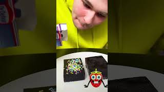 Sponge surprise gone too far! 🤣🧁🧽 #weirdprank #funny #coupleprank