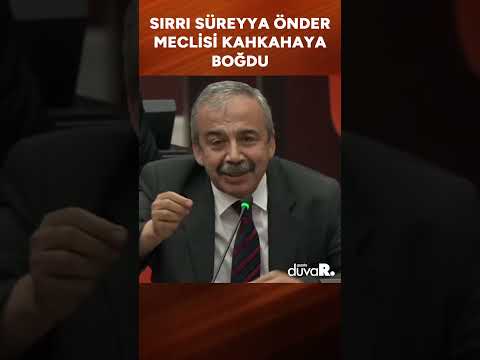 Sırrı Süreyya Önder AK Parti'ye yaptığı gönderme ile Meclis'i kahkahaya boğdu #shorts