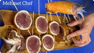 Kalamar Ve Dana Eti Neffis Oldu squid and beef