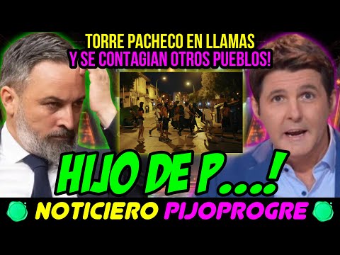 TERROR en TORREPACHECO y EN TVE INSULTAN a los ESPAÑOLES que PROTESTAN y a VOX! EFECTO CONTAGIO?