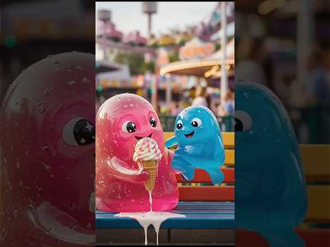 【可愛い】スライム達の休日#可愛い #遊園地 #寿司 #面白い #居酒屋