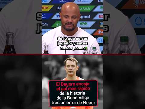 KOMPANY: "NEUER sabe afrontar estas situaciones"
