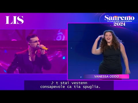 LIS Sanremo 2024 - Geolier canta 'I p' me, tu p' te'