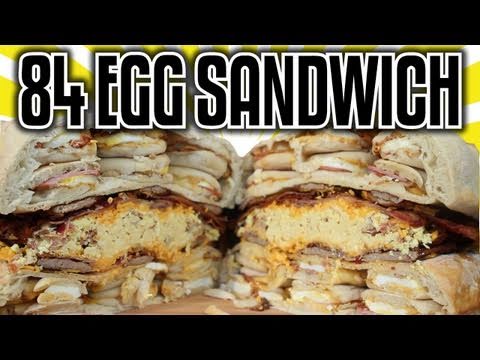 84 Egg Sandwich - Epic Meal Time