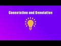 Exploring Connotation and Denotation in Language
