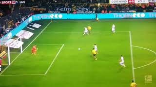 Borussia Dortmund vs 1.FC Köln 4-0 Goal Pierre-Emerick Aubameyang Bundesliga 2017/18 17.9.2017