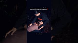 imeh bergegas menyadarkan santi karna sosok tersebut kekeh ingin ikut dengan nya