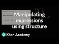 Understanding Algebraic Manipulations