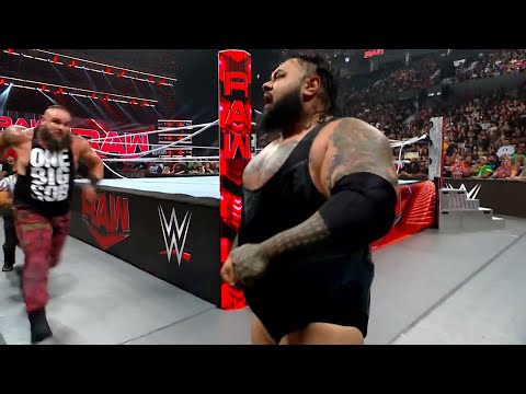 The Monster Braun Strowman Revenge with Bronson Reed WWE Raw Braun Going Crazy and destroye everyone