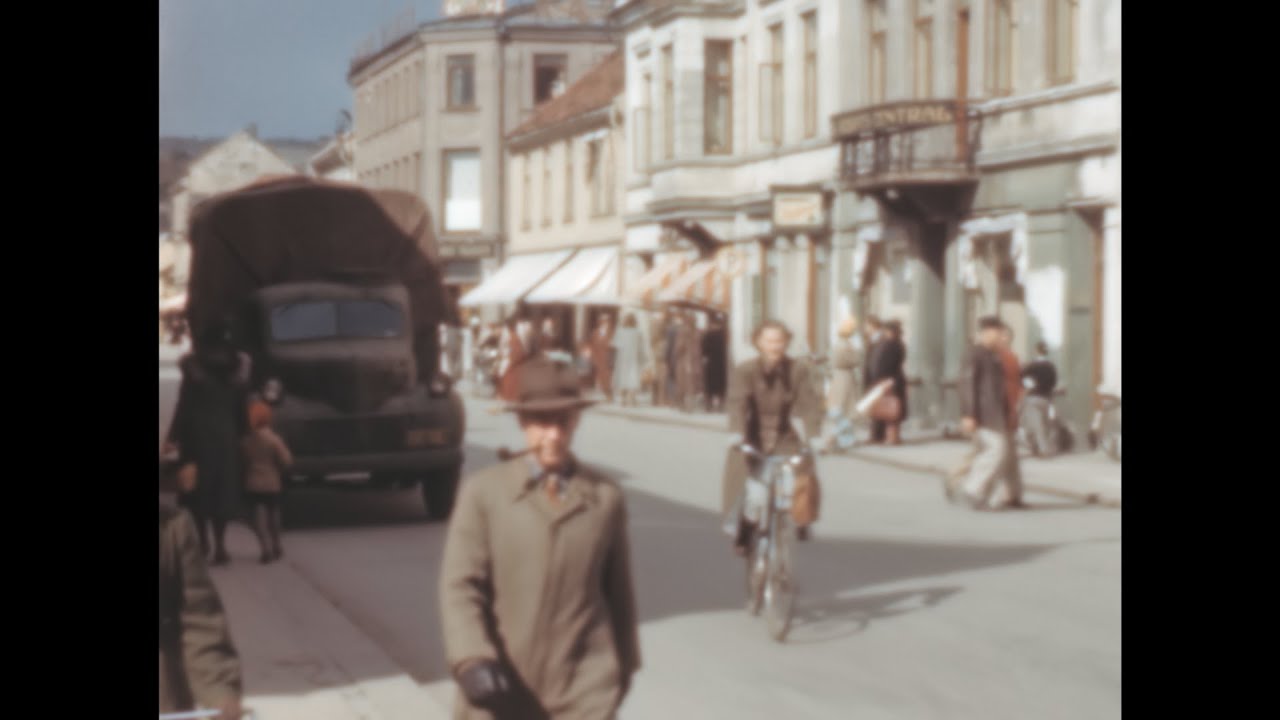 Kristiansand 1950 archive footage