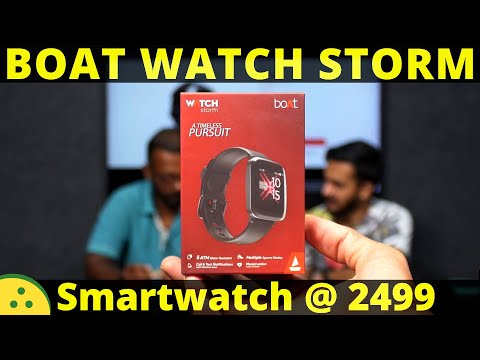(TAMIL) boAt Storm Tamil Unboxing — 2499 ரூபாய்க்கு Smartwatch?