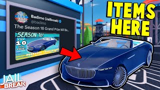 IT'S HERE!! All Season 16 Rewards! | Jailbreak Update News
