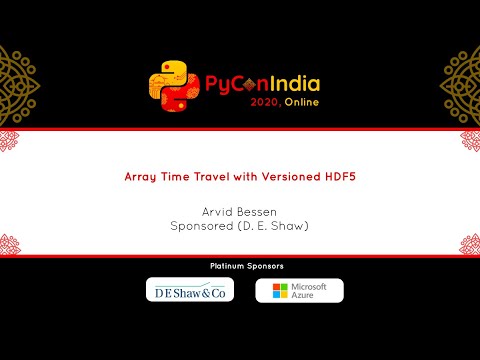 Sponsored   Array Time travel with version HDf5