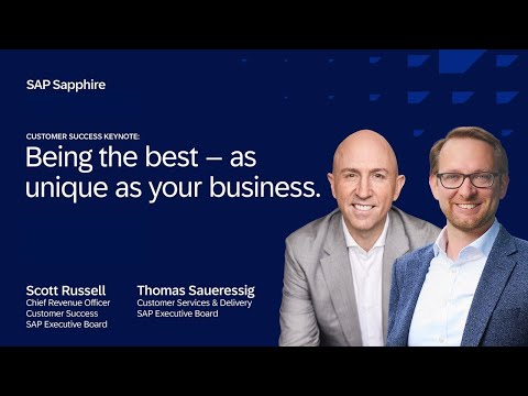 Customer Keynote: Being the best – As unique as your business