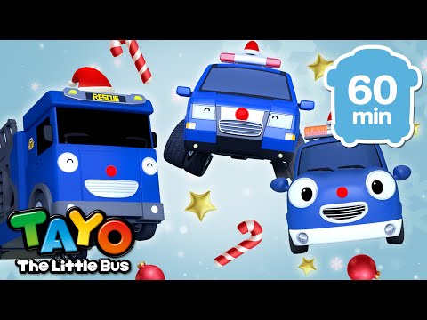 1 JAM KOMPILASI LAGU ANAK🚔 | Lagu Natal | Tim Penyelamat | Tayo Bus Kecil | Tayo Bahasa Indonesia