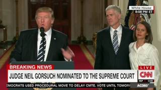 President Trump and Neil Gorsuch on Nomination to SCOTUS