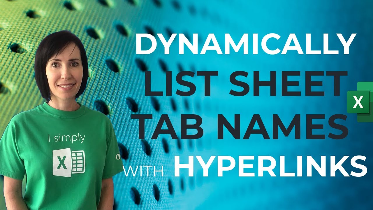 Excel Formula to List All Sheet Tab Names and include Hyperlinks - My ...