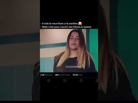 Il s’est fait attraper en train de voler, de la nourriture, de la cantine pour ses frères et sœurs…￼