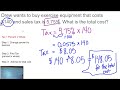 Sales Tax and Markup Essentials