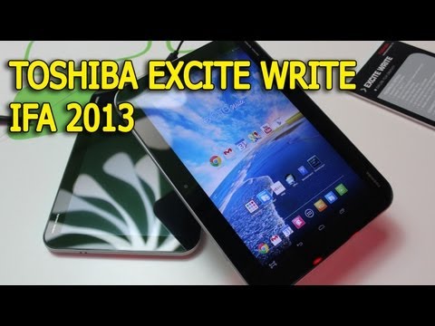 (ROMANIAN) Cu mâna pe Toshiba Excite Write ★ IFA BERLIN 2013 - Mobilissimo.ro