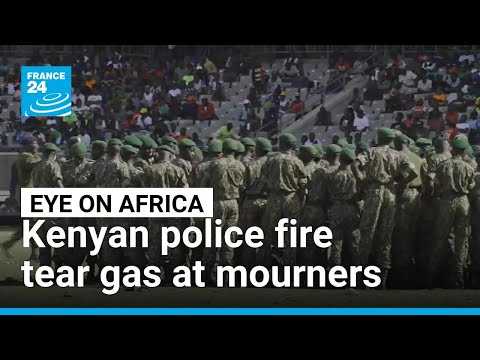 Kenyan police fire tear gas at mourners during former PM Odinga's public viewing • FRANCE 24