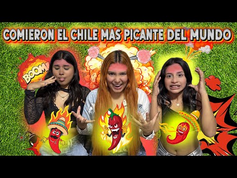 KIMBERLY Y VALENTINA COMEN EL CHILE MAS PICANTE DEL MUNDO POR 100 MIl 💸💲🥵🔥🌶️ Maiye Torrex