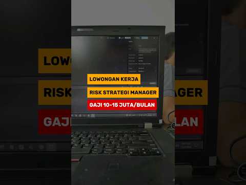 Lowongan Kerja Risk Strategi Manager Gaji Rp15 Jt #lowongankerja