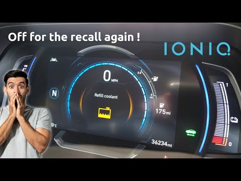 Low coolant message on the Hyundai Ioniq Electric 38kWh (Again!)