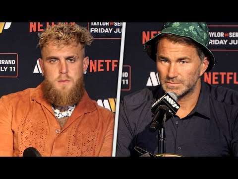 Eddie Hearn & Jake Paul | Katie Taylor vs Amanda Serrano 3 | POST-FIGHT