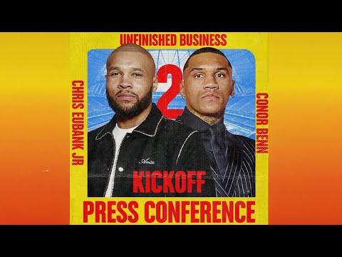 Chris Eubank Jr vs Conor Benn 2 – LIVE Press Conference & Face Off Video