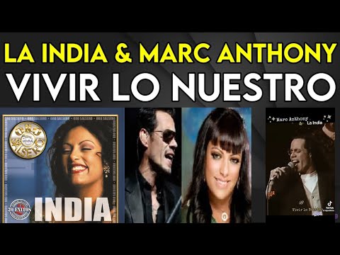 MARC ANTHONY Y LA INDIA VIVIR LO NUESTRO