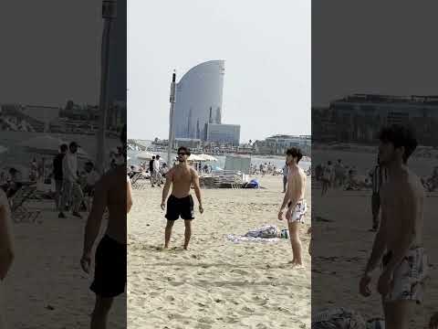 🇪🇸 Fun day at Barcelona beach