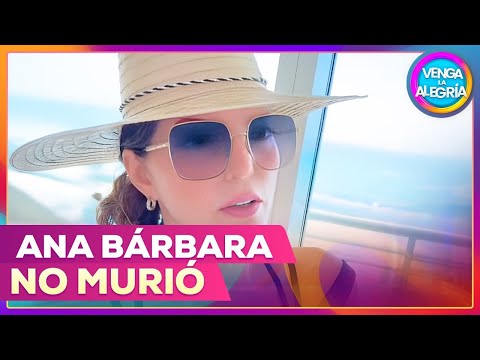 Espectáculos📸 | Ana Bárbara desmiente su muerte | 24.06.25 | Venga la Alegría