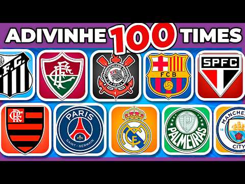 ⚽🛡️ADIVINHE 💯 TIMES DE FUTEBOL PELO ESCUDO | Quantos deles você acerta? #quiz #futebol #macaquiz
