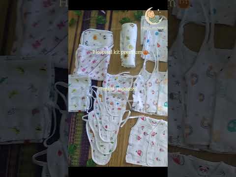 hopital kit #muslin #newbornbaby #moonbysscollection #baby #baby #newbcorn collections