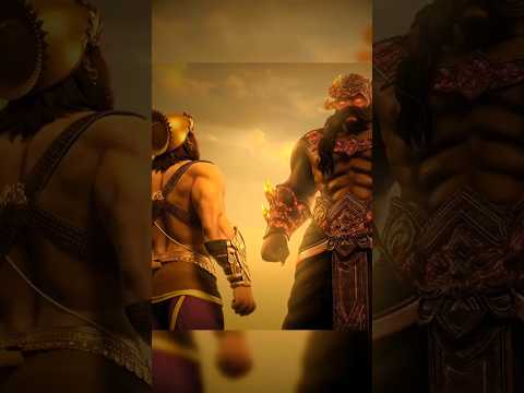 हनुमान जी vs राक्षस 💪🙏 #hanumanji #siyaram #mahabharat #ytshorts #shorts #youtubeshorts #trending