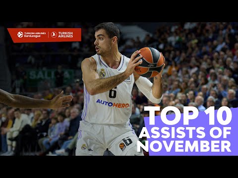 Top 10 Assists | November | 2022-23 Turkish Airlines EuroLeague