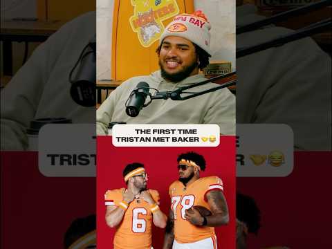 How the legendary bromance began ?? #buccaneers #nfl #bakermayfield #tristanwirfs #friend #shorts