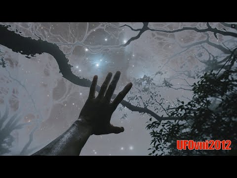 Une étrange lumière clignotante dans la nuit noire